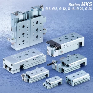 جک پنوماتیک راهنمادار خطی SMC مدل MXS