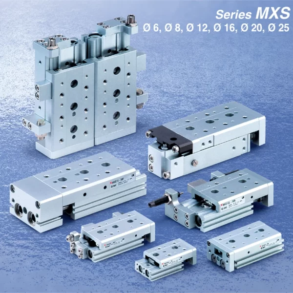 جک پنوماتیک راهنمادار خطی SMC مدل MXS