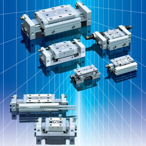 سیلندر راهنمادار خطی پنوماتیک SMC مدل MXP