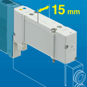 شیر برقی 5/3 پنوماتیک SMC مدل SY5000
